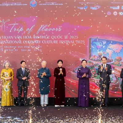 Tin trong nước - Liên hoan Văn hóa Ẩm thực Quốc tế 2025: chung tay ủng hộ đồng bào vượt qua bão lũ