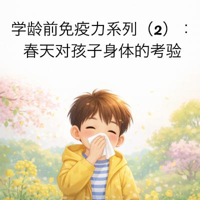 29.学龄前免疫力系列(2): 春天对孩子身体的考验 29.学龄前免疫力系列(2): 春天对孩子身体的考验