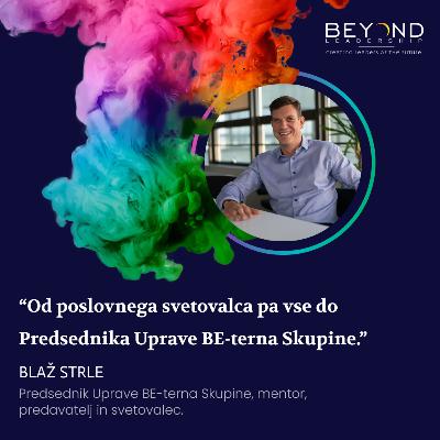 Blaž Strle, Predsednik Uprave BE-terna Skupine, menotor, predavatelj in svetovalec - "Od poslovnega svetovalca pa vse do Predsednika Uprave BE-terna Skupine." Blaž Strle, Predsednik Uprave BE-terna Skupine, menotor, predavatelj in svetovalec - "Od poslovnega svetovalca pa vse do Predsednika Uprave BE-terna Skupine."