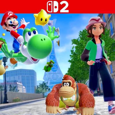 Switch 2 - Pokemon Legenden - Mario Galaxy - Donkey Kong Bananza