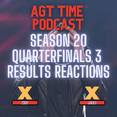 Quarterfinals 3 Results Reactions | Season 20 | America's Got Talent