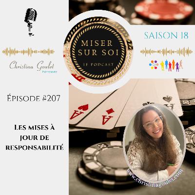 Miser sur soi - Épisode #207 - Les mises à jour de responsabilié Miser sur soi - Épisode #207 - Les mises à jour de responsabilié