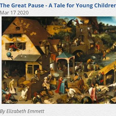The Great Pause ( your kid will definately connect this pandemic to this story and also sleep.)