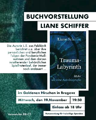 R(h)eingehört Veranstaltungstipp Lesung mit Liane Schiffer R(h)eingehört Veranstaltungstipp Lesung mit Liane Schiffer