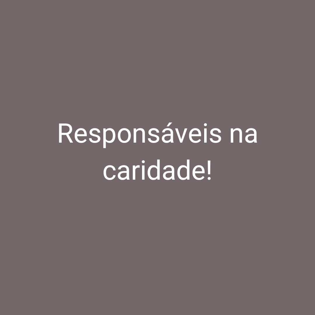 Responsáveis na caridade episode artwork