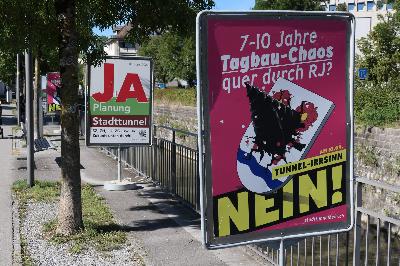 LIVE am Sonntag zum Stadttunnel in Rapperswil-Jona