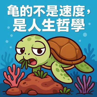 龜的不是速度，是人生哲學