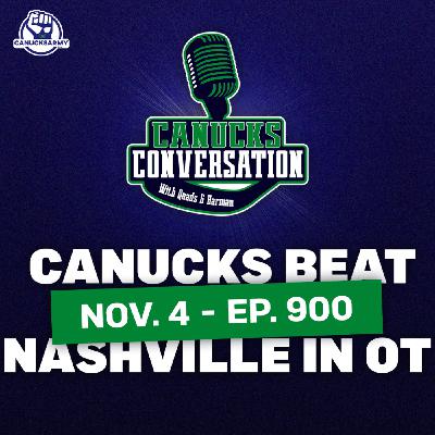 Nov. 4: Canucks close out road trip with a win ft. Jeff Paterson (ep. 900) Nov. 4: Canucks close out road trip with a win ft. Jeff Paterson (ep. 900)