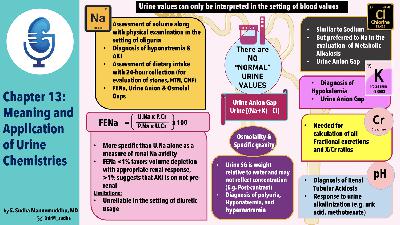 Chapter Thirteen Meaning and Application of Urine Chemistries