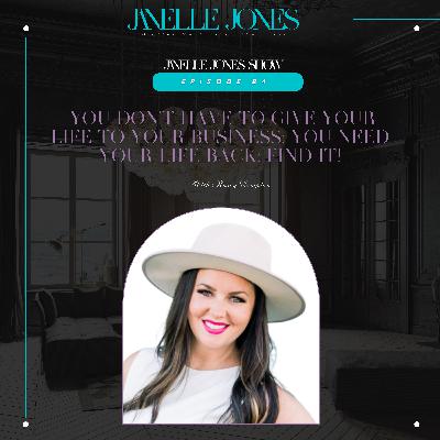 You don't have to give your life to your business; you need your life back; find it!