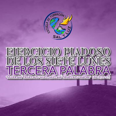 "Mujer ahí tienes a tu hijo. Hijo ahí tienes a tu madre" "Mujer ahí tienes a tu hijo. Hijo ahí tienes a tu madre"