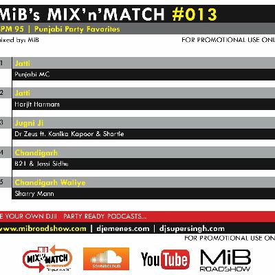 MIB MIX-N-MATCH #013 [ 95 BPM ] MIBROADSHOW-COM