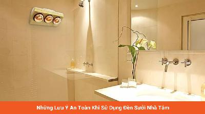 Có nên lắp đèn sưởi trong nhà tắm?