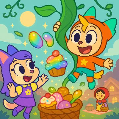 Nuton & Lola Help Jack Fix the Beanstalk Story - Relaxing bedtime stories for kids