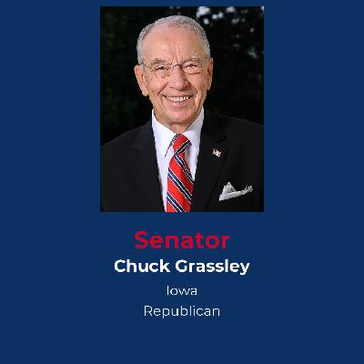 Profile of Republican Senator Grassley from Iowa