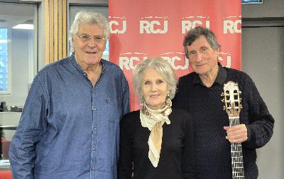 La chanteuse Talila et Philippe Gumplowicz, professeur des universités, musicologue