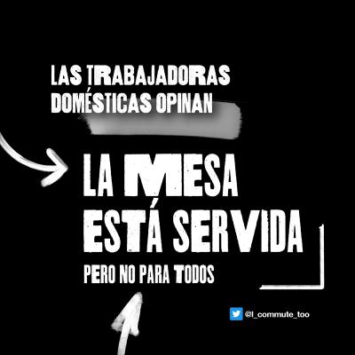 “La mesa está servida” (pero no para todos). “La mesa está servida” (pero no para todos).