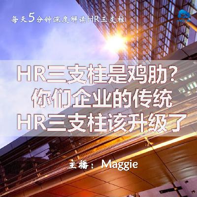Vol.47 HR三支柱是鸡肋？你们企业的传统HR三支柱该升级了