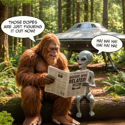 Potential Correlation Exists Between UFO and Bigfoot Sightings, New Analysis Suggests