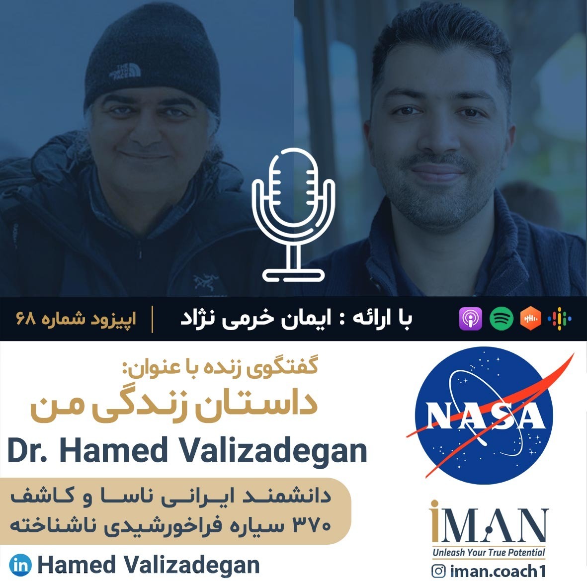 Episode 68, Dr. Hamed Valizadegan (بدون موسیقی)