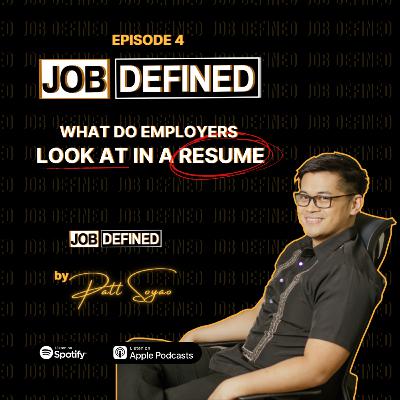 Episode 4: What do employers look at in a resume?