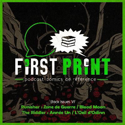 Punisher : Zone de Guerre, Blood Moon, The Riddler : Année Un et L'Oeil d'Odinn chroniqués par nos soins !