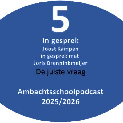 Joost Kampen interviewt Joris Brenninkmeijer over De Juiste Vraag