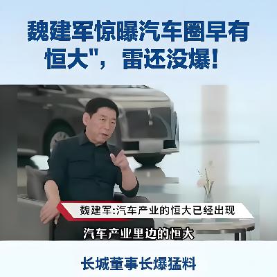 2025年上半年十大热点事件--长城汽车魏建军“车圈恒大论”事件