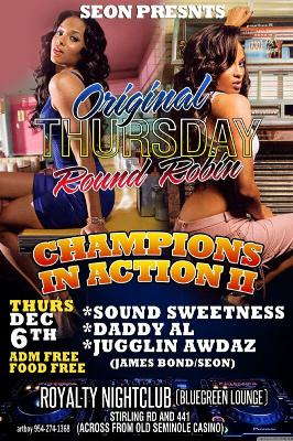 PROMO CD - DEC 6 . . . DJ SEON's THURSDAY NIGHT ROUND ROBIN PROMO CD - DEC 6 . . . DJ SEON's THURSDAY NIGHT ROUND ROBIN