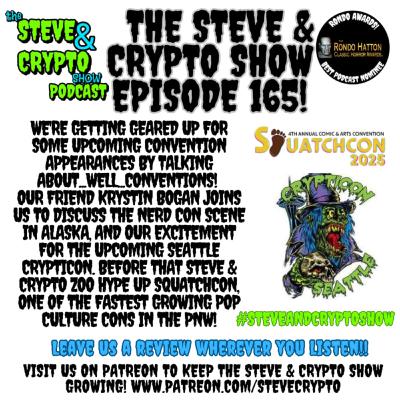 Episode 165- Squatchcon, Crypticon Seattle and Cuda Kris Cosplay! Episode 165- Squatchcon, Crypticon Seattle and Cuda Kris Cosplay!