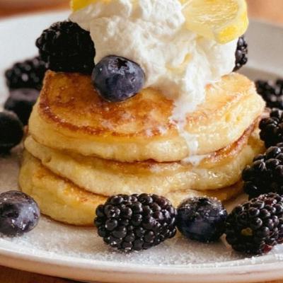 Gluten-Free Lemon Ricotta Pancakes