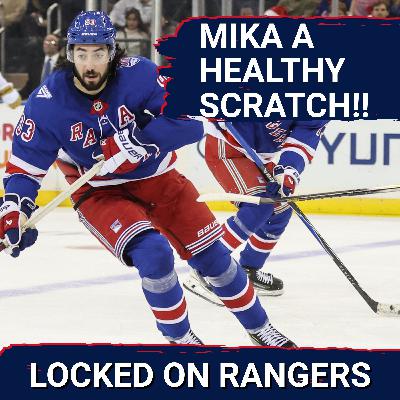Mika Zibanejad a HEALTHY SCRATCH!! Chris Kreider returns, powerplay is awful, Rangers lose to Ducks!