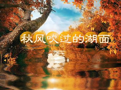 秋风吹过的湖面（碑林路人）