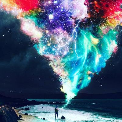 The third eye guided meditation with Major Arcana Tarot card The Hanged man