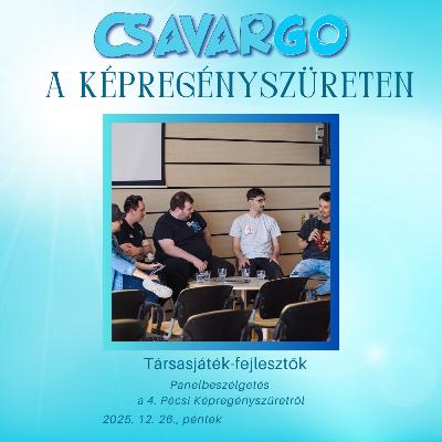 CsavarGo a Képregényszüreten - Társasjátékfejlesztői kerekasztal