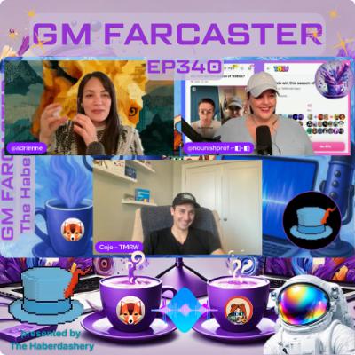 AI Podcast Hosts, Prediction Markets & Thursday That’s Friday: GM Farcaster ep340 with Cojo