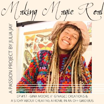 Gina // Ginagee Creations & Story-time about Creating a home in an off-grid bus Gina // Ginagee Creations & Story-time about Creating a home in an off-grid bus