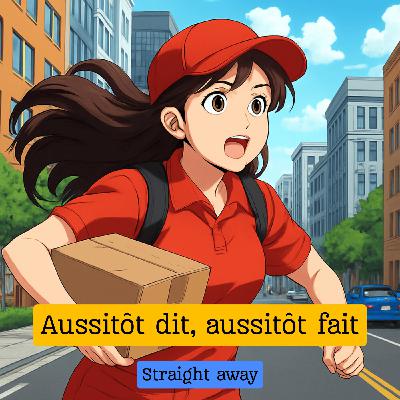 Expression française : "Aussitôt dit aussitôt fait"