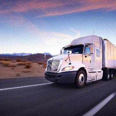Trucker-Passenger Chat at Dawn (I-10 near Deming, New Mexico)
