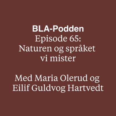 Episode #65: Om naturen og språket vi mister