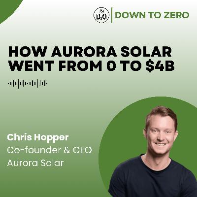 How Aurora Solar went from 0 to $4B - with Chris Hopper, Co-founder and CEO of Aurora Solar How Aurora Solar went from 0 to $4B - with Chris Hopper, Co-founder and CEO of Aurora Solar