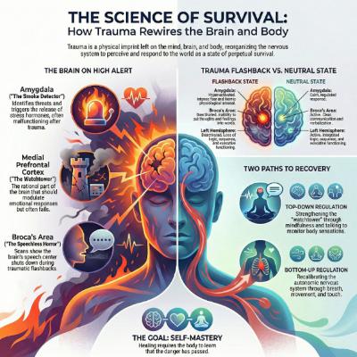 🧠🧬សង្ខេបសៀវភៅ The Body Keeps the Score របស់លោកវេជ្ជបណ្ឌិត Bessel van der Kolk