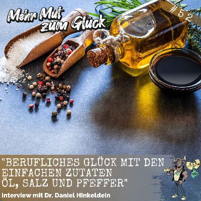 "Berufliches Glück mit den einfachen Zutaten Öl, Salz und Pfeffer" - Interview mit Dr. Daniel Hinkeldein "Berufliches Glück mit den einfachen Zutaten Öl, Salz und Pfeffer" - Interview mit Dr. Daniel Hinkeldein