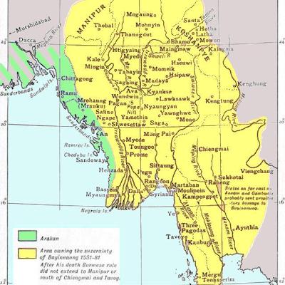 1600 - La désintégration de la Birmanie 1600 - La désintégration de la Birmanie