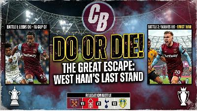 NO SECOND CHANCES. 180 minutes to save our season NO SECOND CHANCES. 180 minutes to save our season