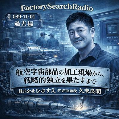 🎙️039-11-01_株式会社ひさすえ_過去編「航空宇宙部品の加工現場から、戦略的独立を果たすまで」