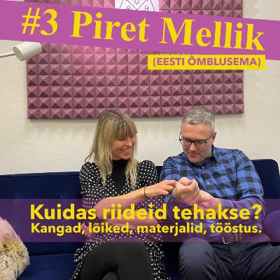 #6 Piret Mellik. Kuidas riideid tehakse - kangad, lõiked, materjalid, tööstus. #6 Piret Mellik. Kuidas riideid tehakse - kangad, lõiked, materjalid, tööstus.