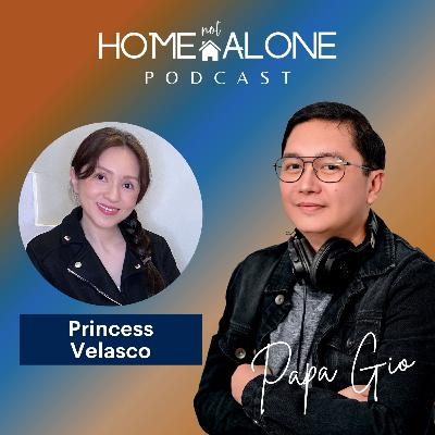 Princess Velasco with Papa Gio: Home not Alone