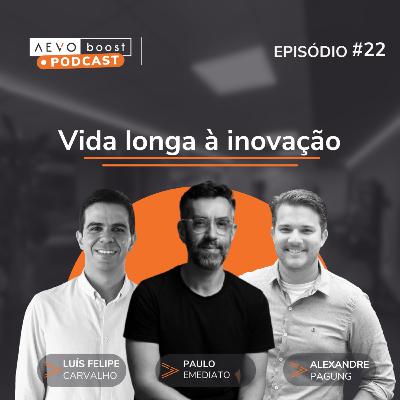 Ep. 22 - Vida longa à inovação, com Luís Felipe Carvalho, Paulo Emediato e Alexandre Pagung
