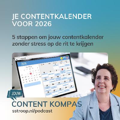 Zo maak je een effectieve contentkalender voor 2026 zonder stress Zo maak je een effectieve contentkalender voor 2026 zonder stress